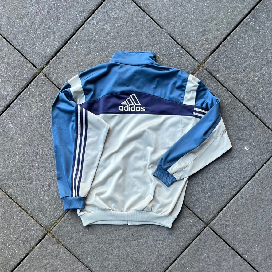 Vintage 2000 Silver Blue Adidas Track Jacket - L