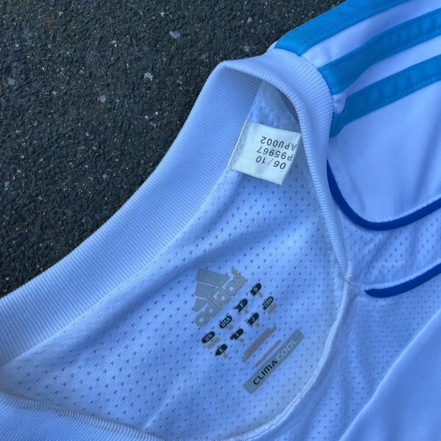 2010 White Olympique Marseille Tank Top - L