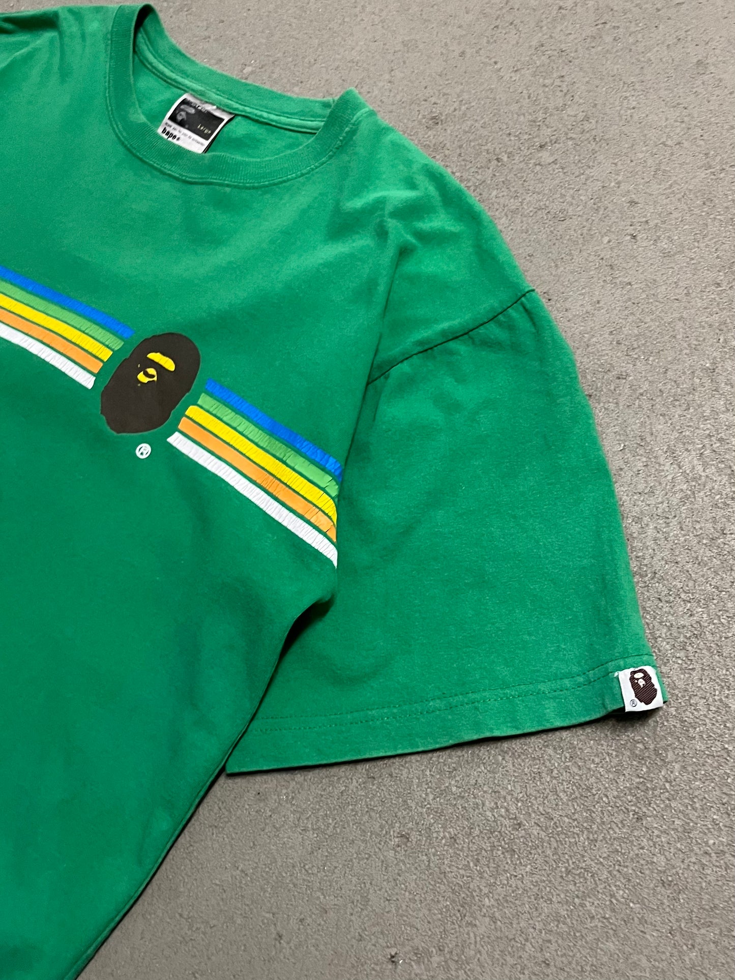 Vintage Green Bape Tee - M