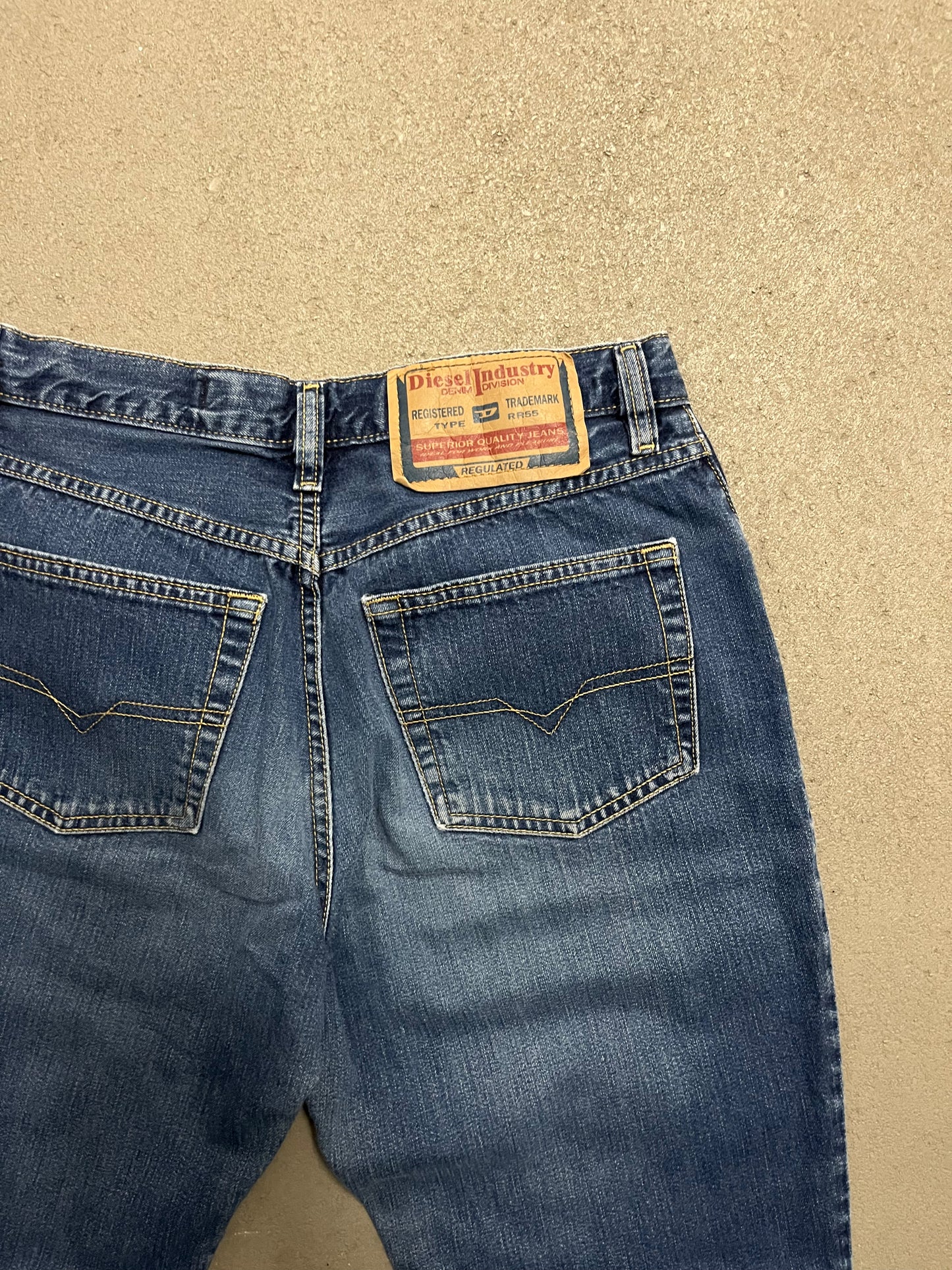 Vintage Y2K Blue Diesel Bootcut Jeans - 30