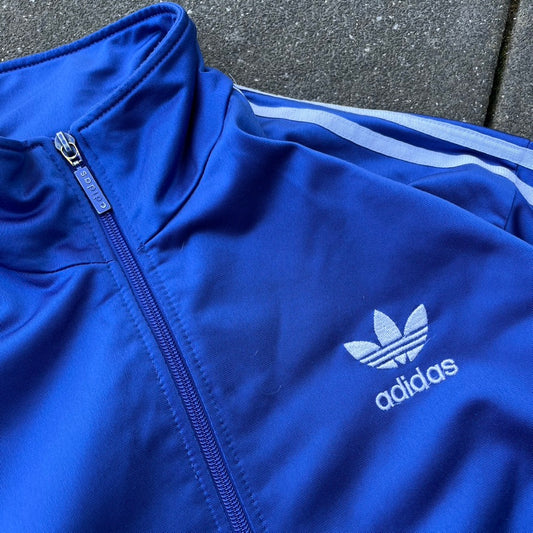 Vintage Blue Adidas Track Jacket - M