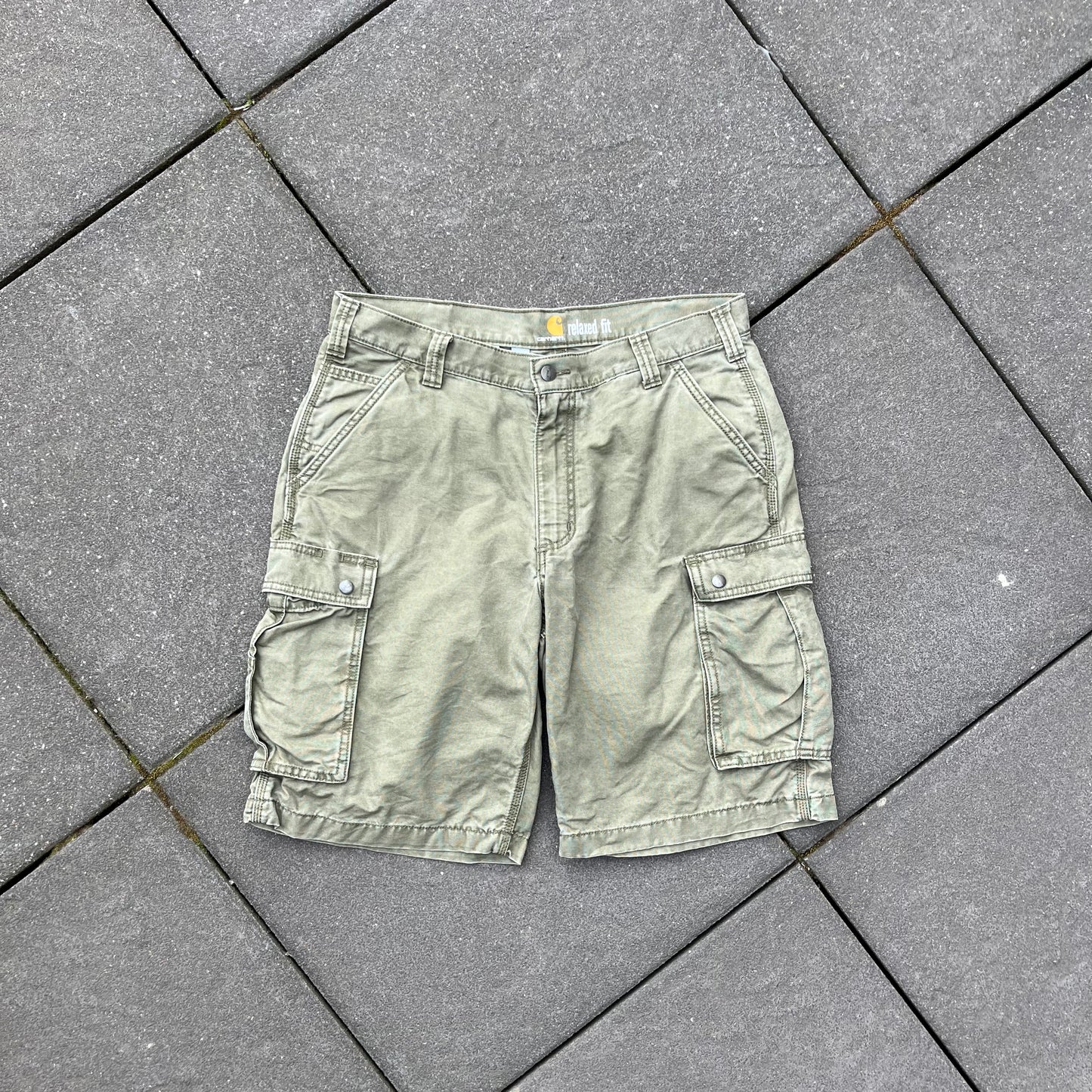 Green Carhartt Cargo Shorts- 38