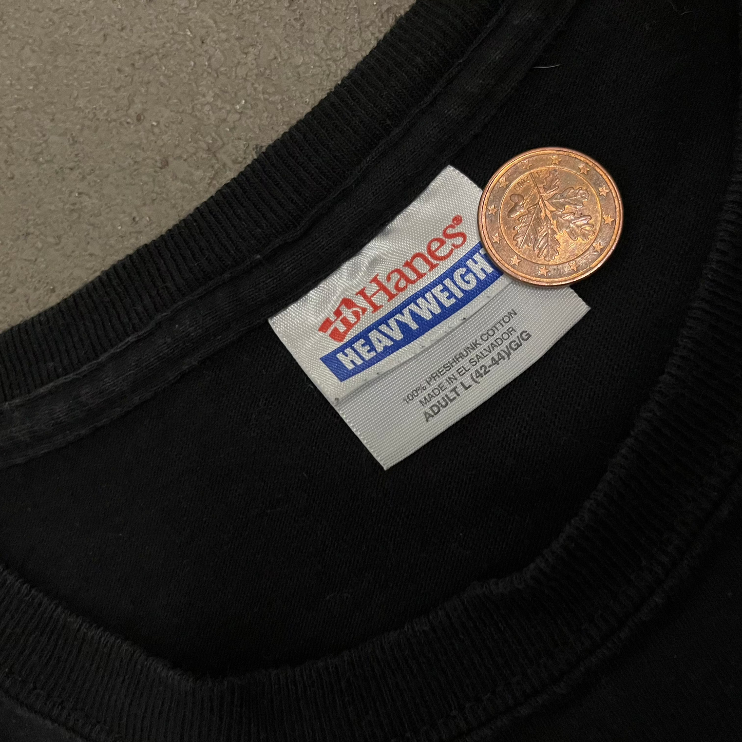 2008 Black Hanes Metallica Tee - L