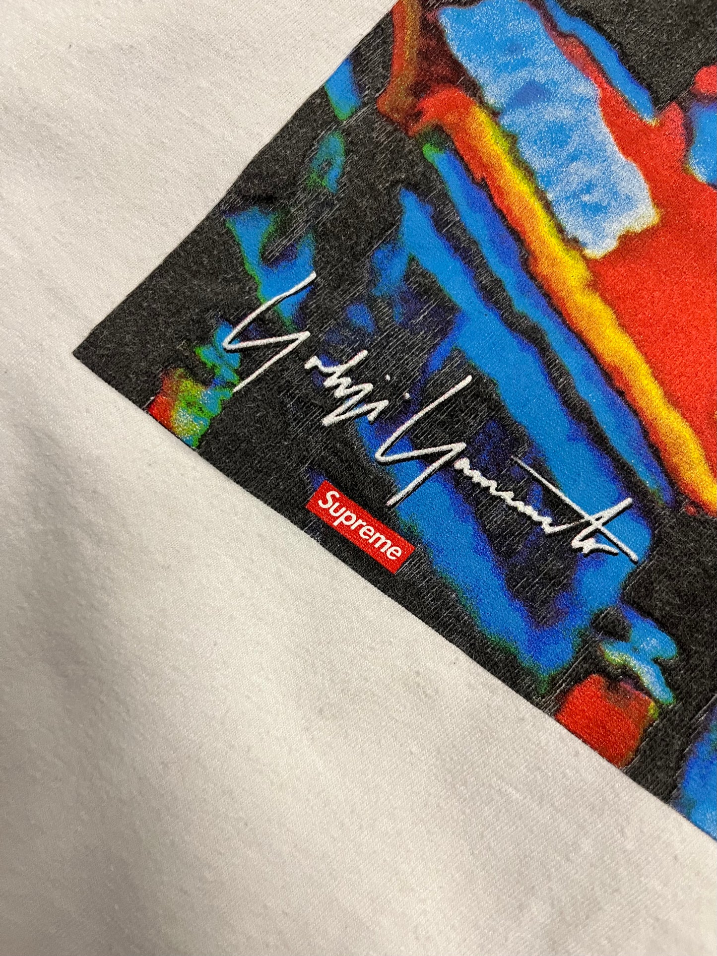 2020 White Supreme Yohji Yamamoto Game Over Tee - M