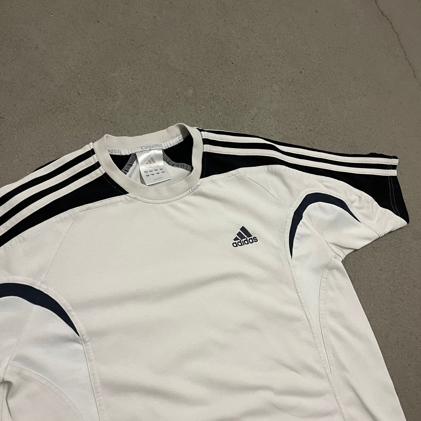 2007 White Black Adidas Tee - M