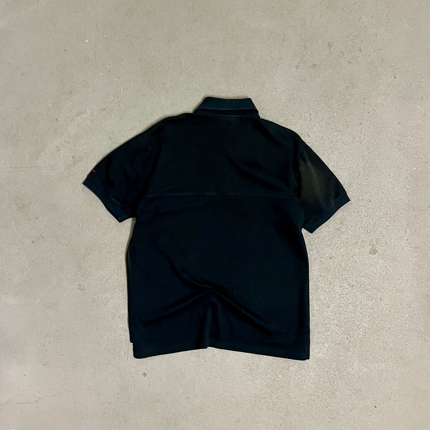 Vintage Black Oakley Red Tab Polo Shirt - M