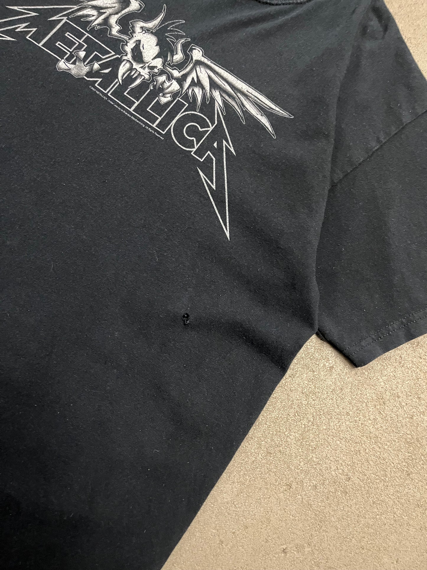 Vintage 2007 Black Gildan Metallica Tee - L
