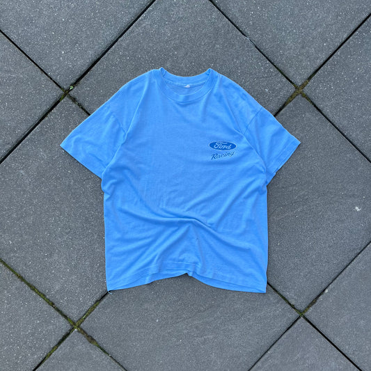 Vintage Blue Ford Racing Single Stitch Tee - M