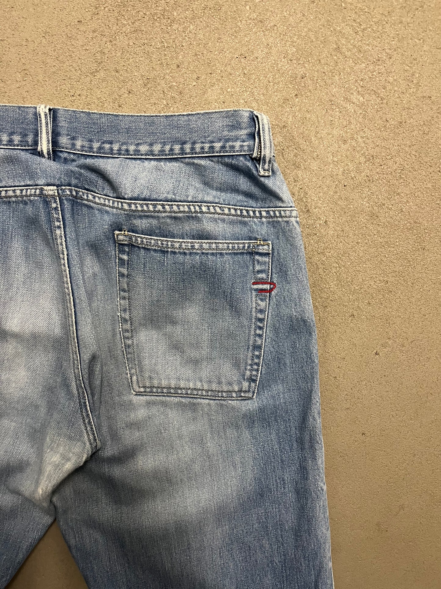 Vintage Y2K Blue Diesel Bootcut Jeans - 34