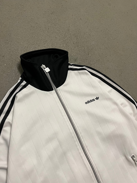 2009 White Black Adidas Beckenbauer Track Jacket - M