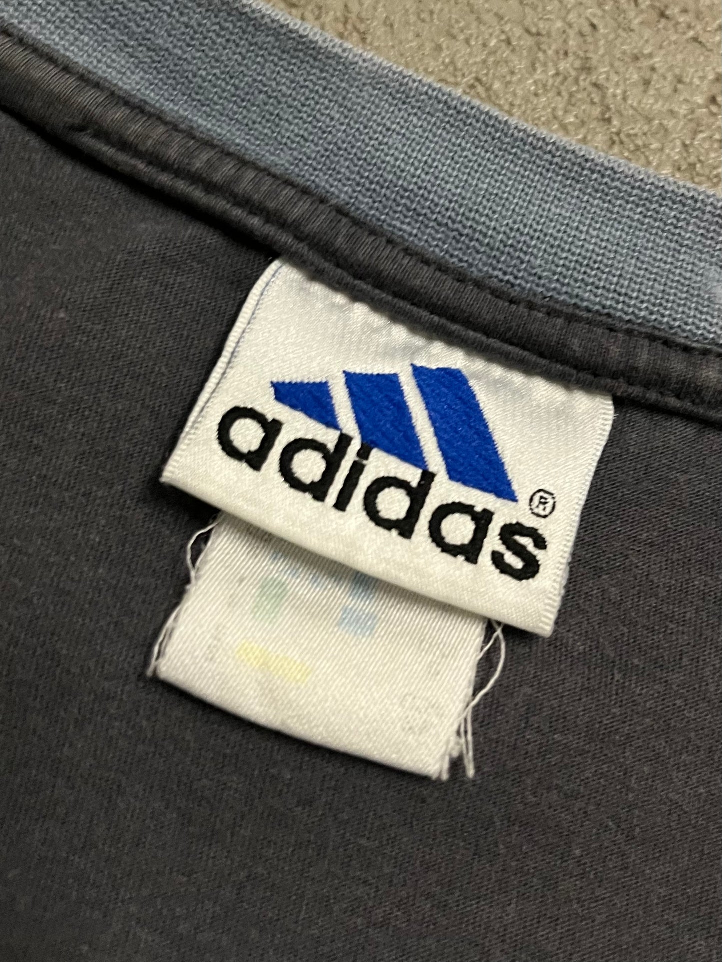 Vintage 90s Blue Faded Adidas Superstern Tee - M (W)