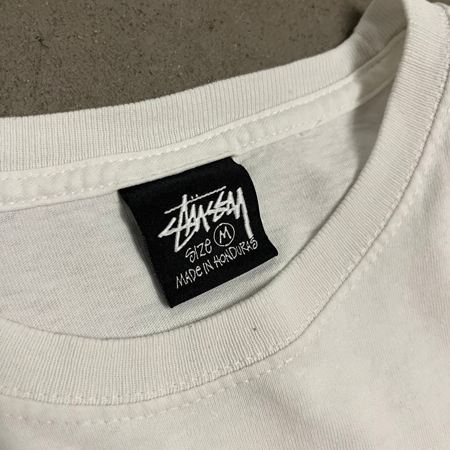 White Stüssy Tee - M