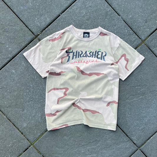 Brown Dessert Camo Trasher Tee - L