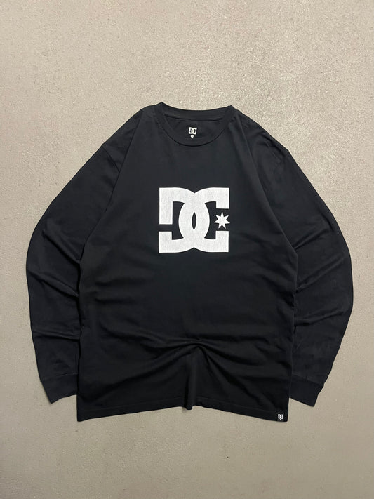 Vintage Black DC Longlsleeve - XL
