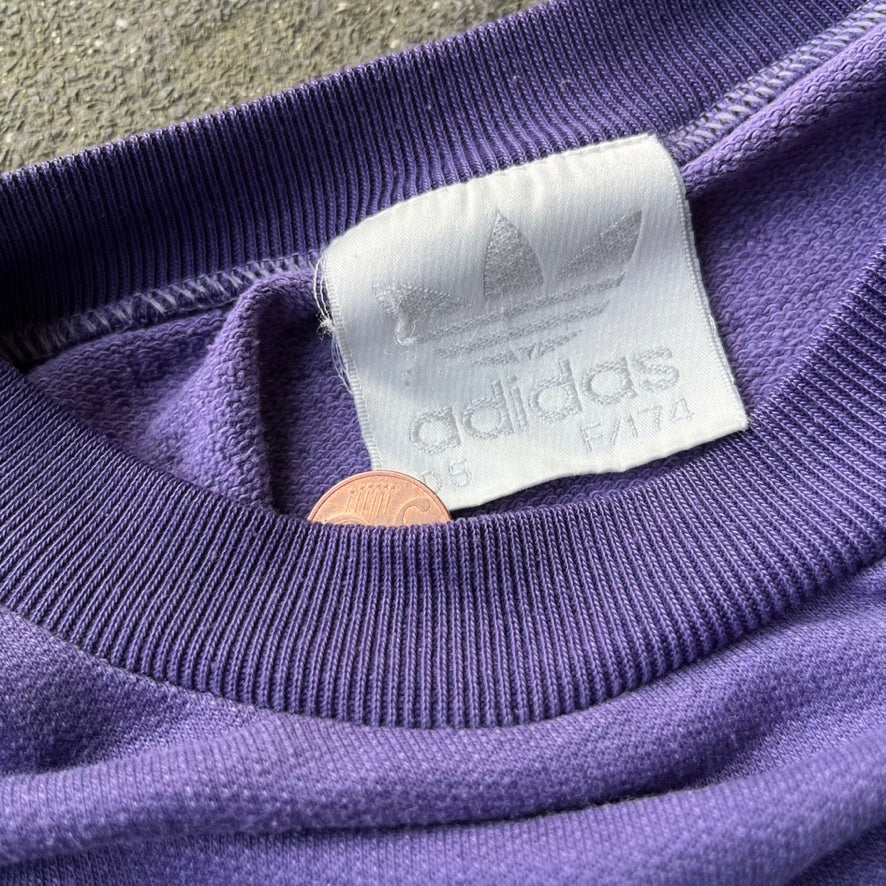 Vintage 90s Purple Adidas Sweater - M (W)