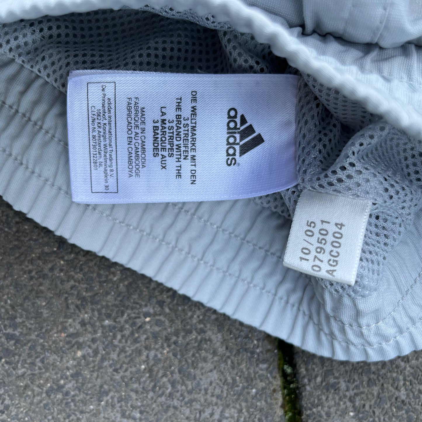 Vintage 2005 Grey Adidas Track Jacket - M