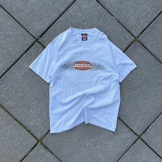 Vintage 1998 Grey Harley Davidson Tee - L