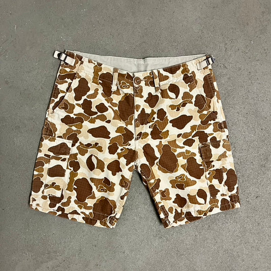 Beige Duck Camo Carhartt Shorts - 27 (W)