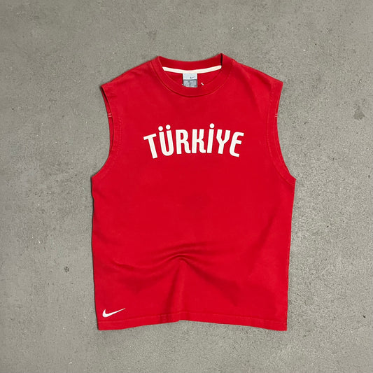 Vintage Red Nike Türkiye Tank Top - M