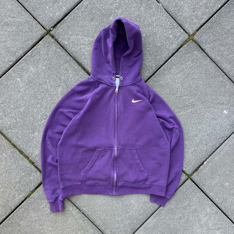 Purple Nike Zip Hoodie - M (W)