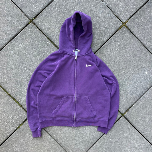 Purple Nike Zip Hoodie - M (W)