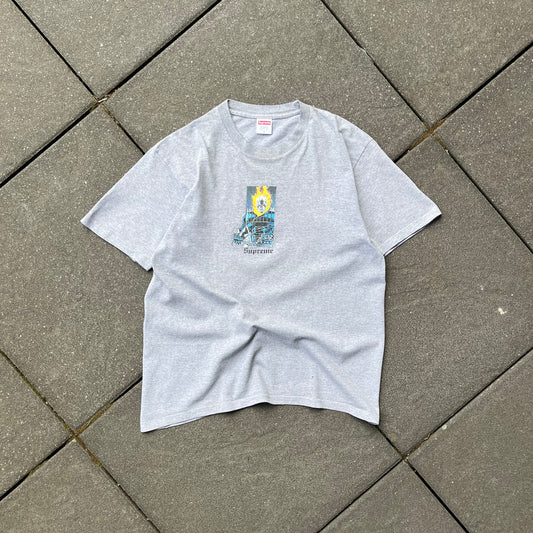 Grey Supreme Tee - M