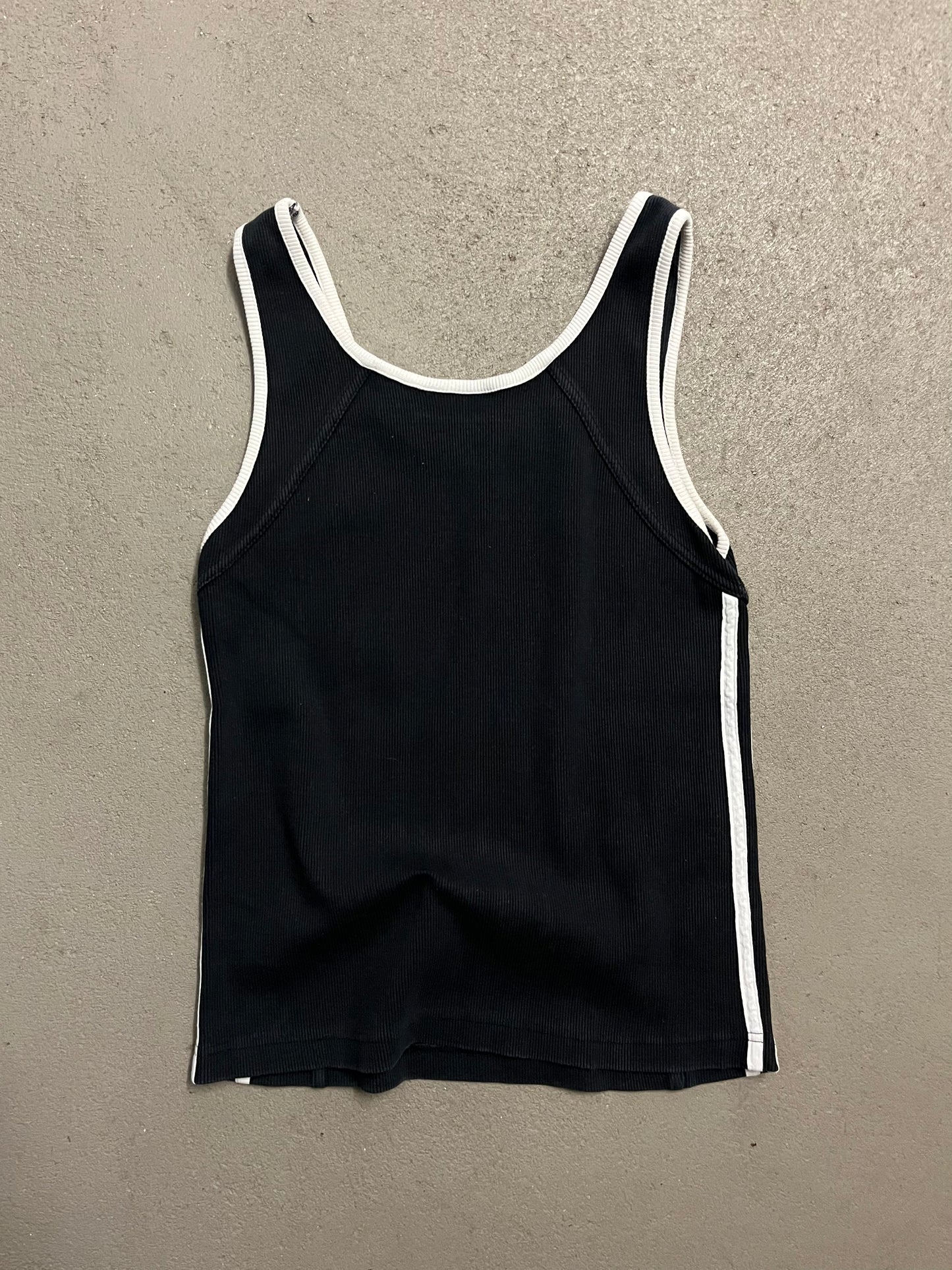 Vintage 90s Black White Adidas Top - M (W)