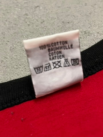 Vintage Y2K Red Black Diesel Ringer Tee - L