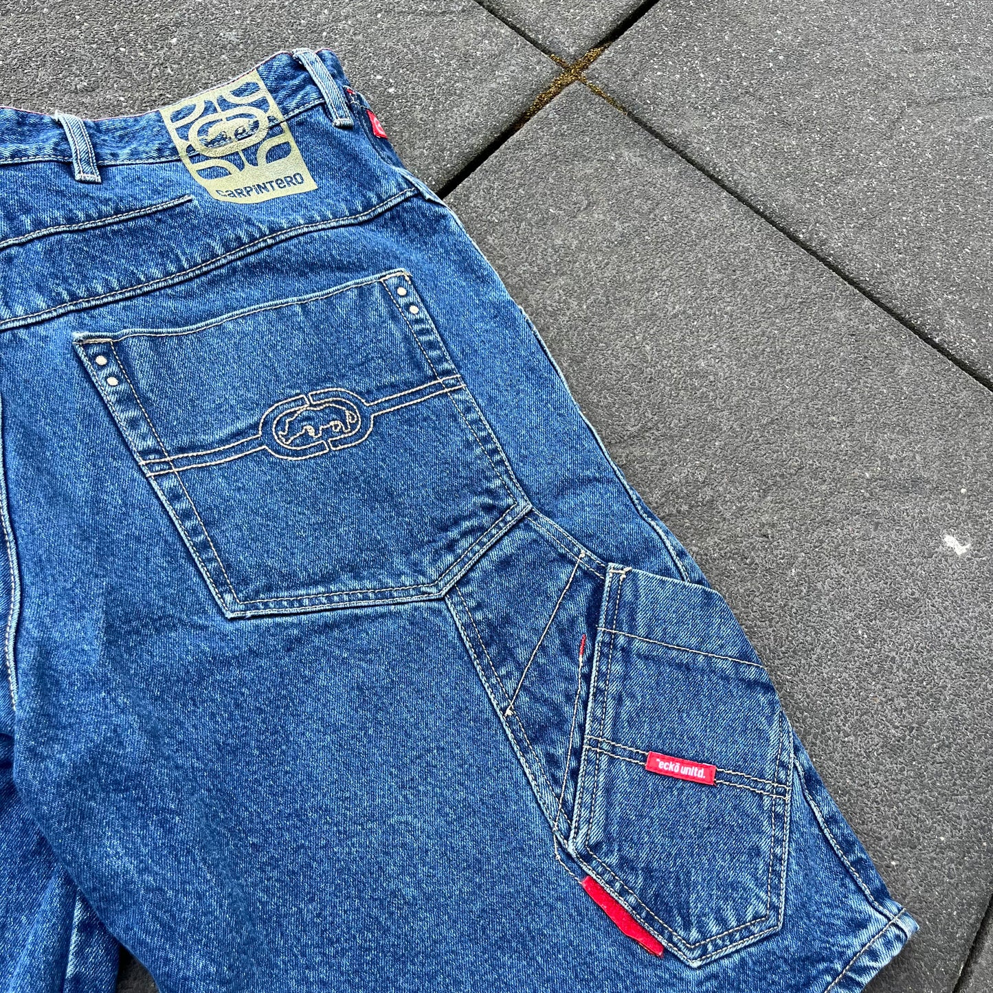 Vintage Y2K Blue Ecko Carpenter Jeans Shorts - 33