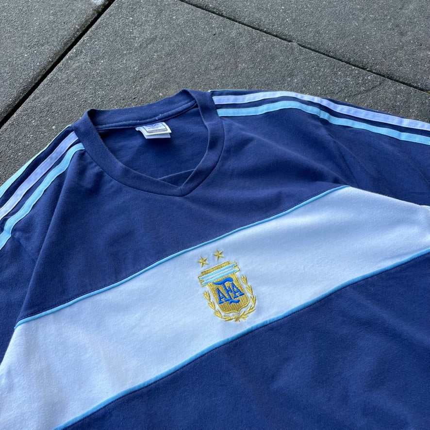 Vintage 2006 Blue Adidas Argentinia Tee - M