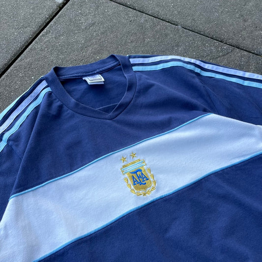 Vintage 2006 Blue Adidas Argentinia Tee - M