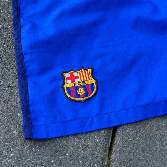 Vintage Blue Nike FC Barcelona Shorts - L