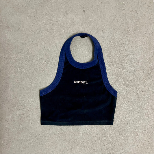 Vintage Black Diesel Top - S (W)