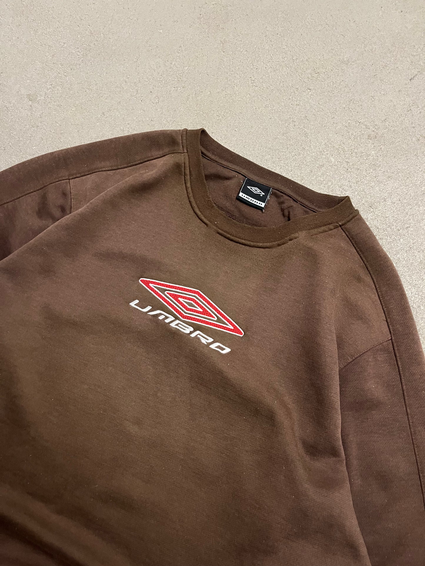 Vintage Y2K Brown Umbro Sweater - XL