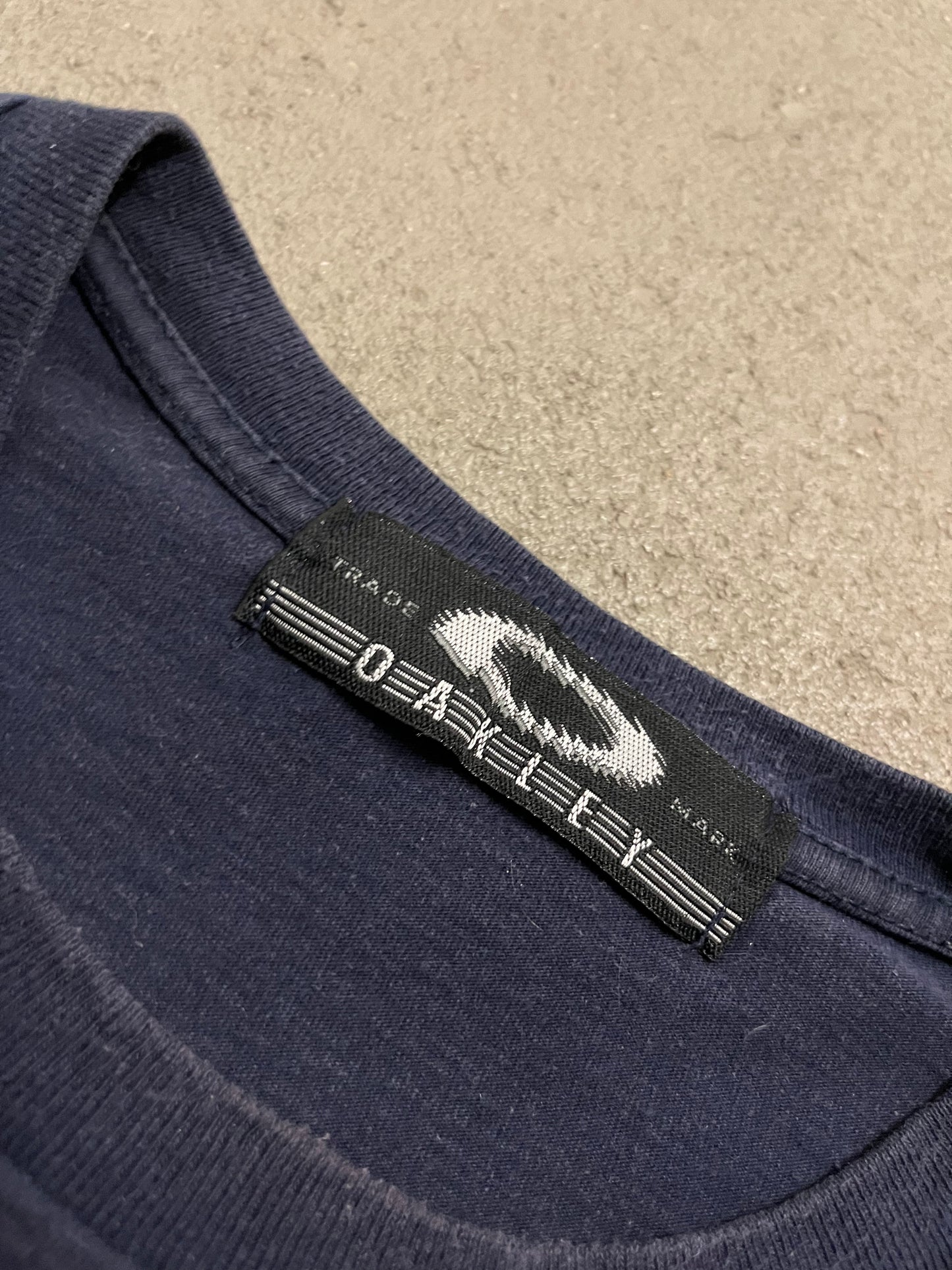 Vintage Blue Oakley Mirror Tee - L