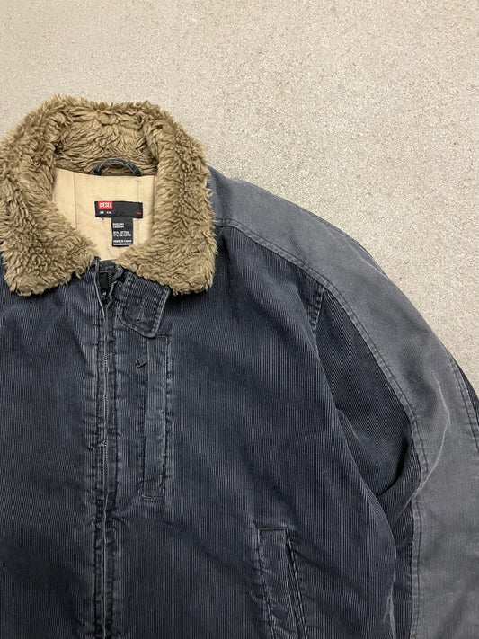 Vintage Y2K Diesel Cord Jacket - L