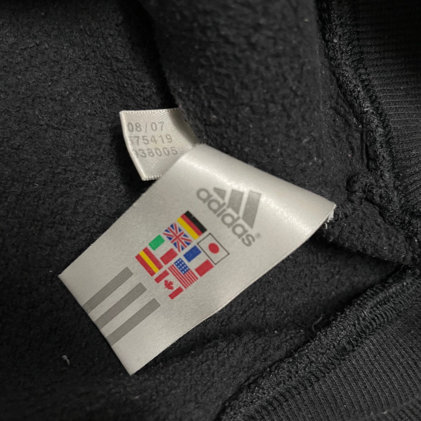 2007 Black Adidas Sweater - L