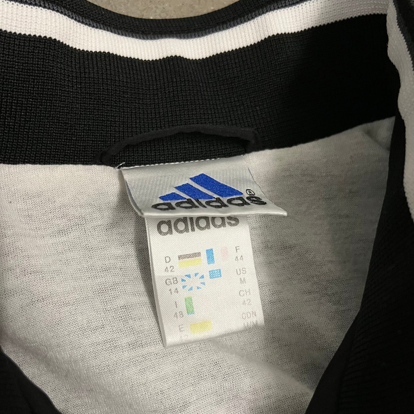 Vintage 90s Black Adidas Track Jacket - M