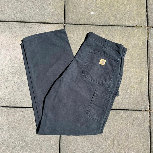 Vintage Black Carhartt Carpenter Pants - XL
