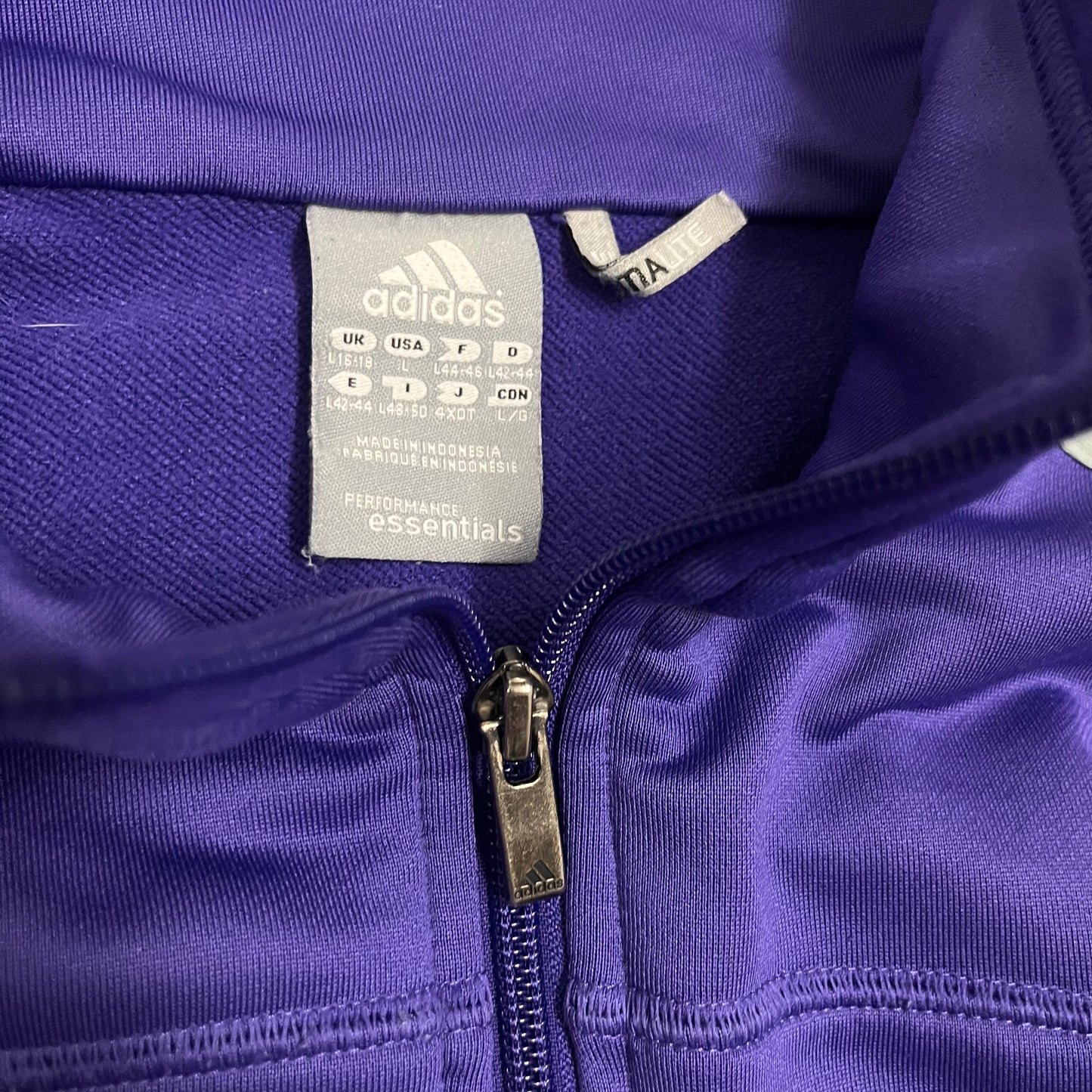 2015 Purple Green Adidas Track Jacket - L (W)