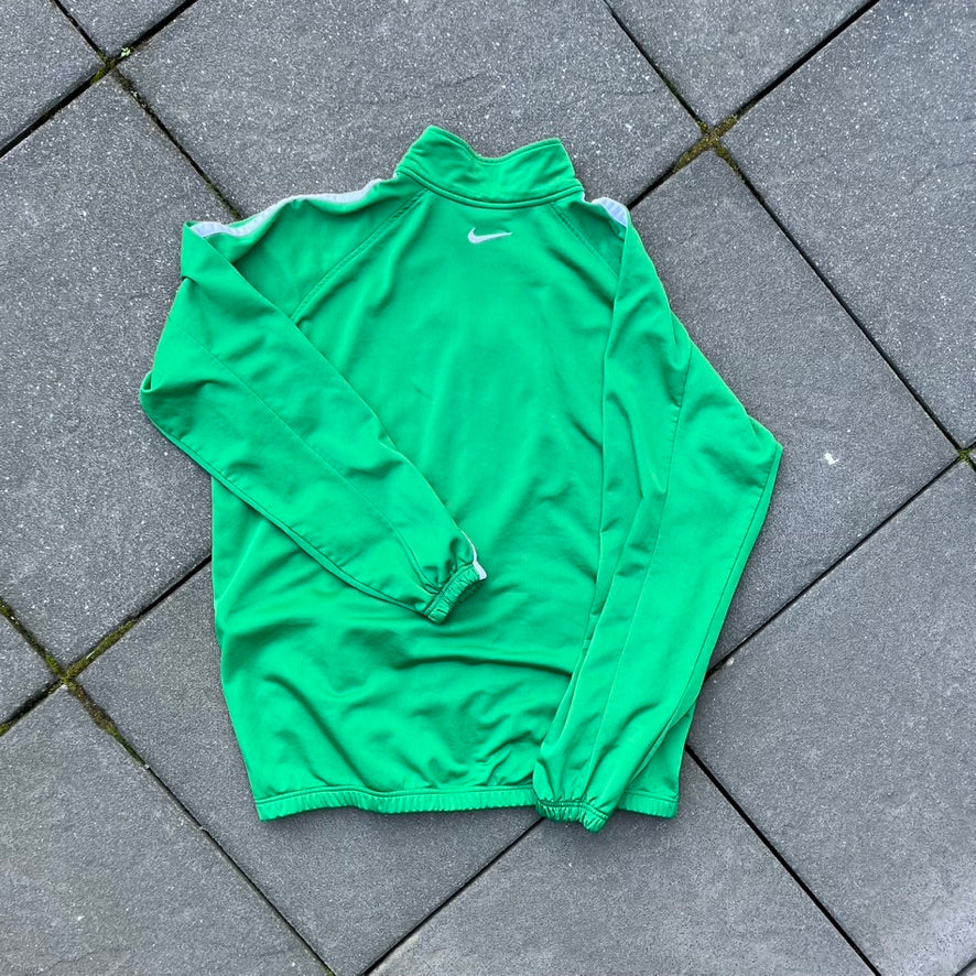 Vintage Green Nike Track Jacket - XL