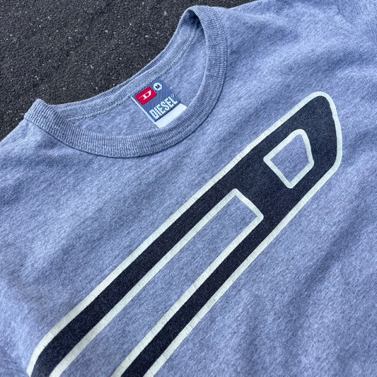 Vintage Grey Diesel Tee - M