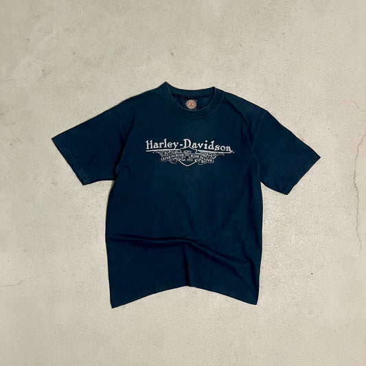 Vintage Black Harley Davidson Tee - L