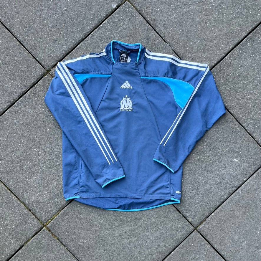 Vintage 2004 Blue Adidas Marseille Track Top - L