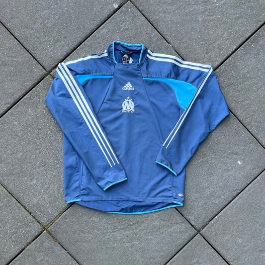 Vintage 2004 Blue Adidas Marseille Track Top - L