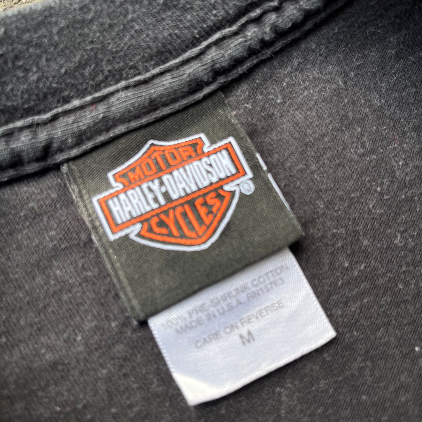 2007 Black Harley Davidson Tee - M