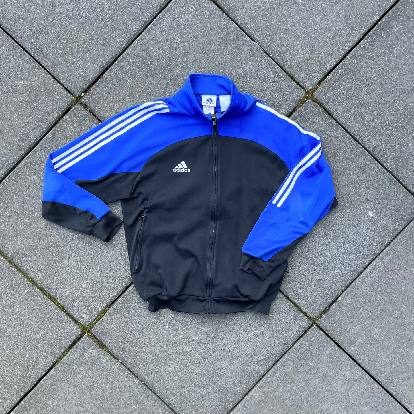 Vintage Blue 2002 Adidas Track Jacket - M