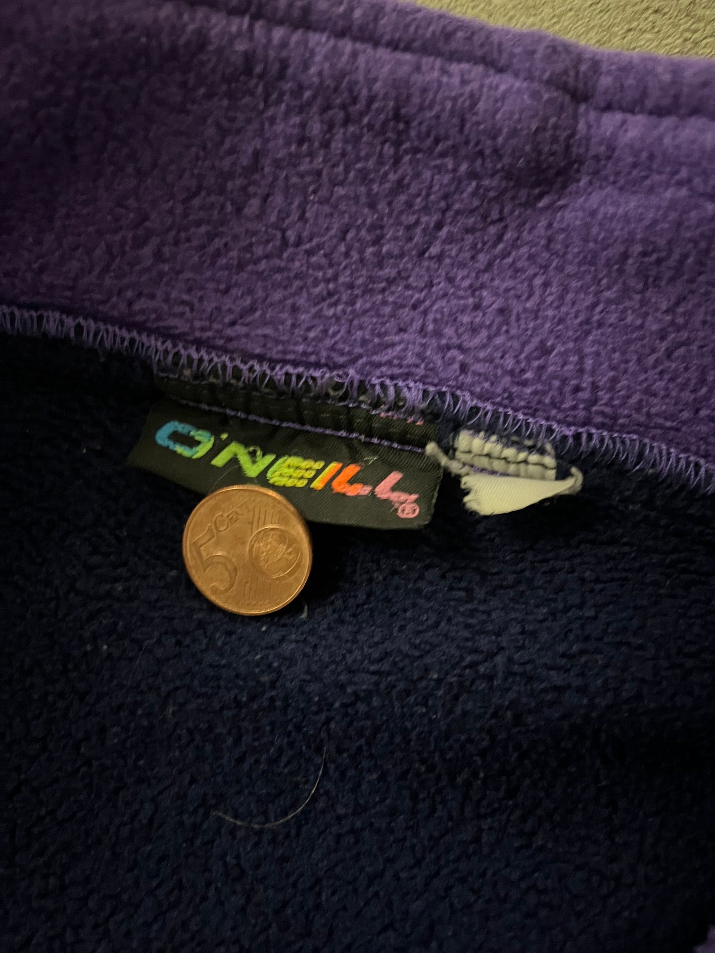 Vintage 90s Purple O'Neill Half Zip Fleece - XL