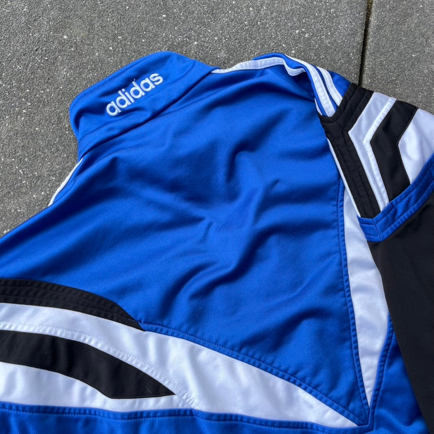 Vintage 90s Blue Adidas Track Jacket - L