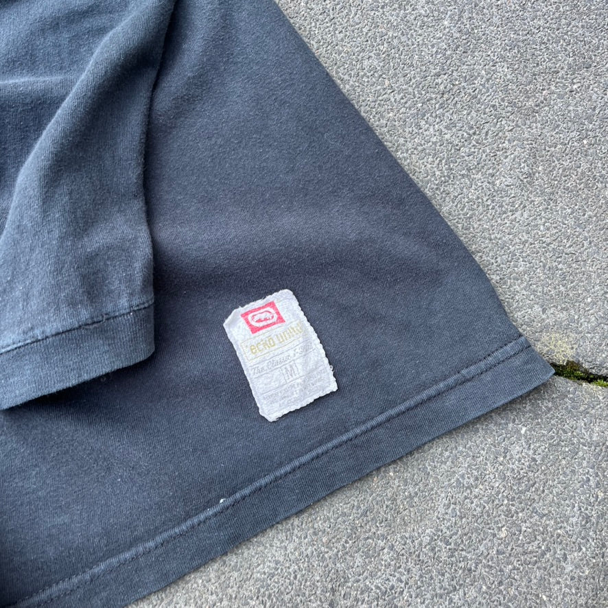Vintage Y2K Black Ecko Longsleeve - L
